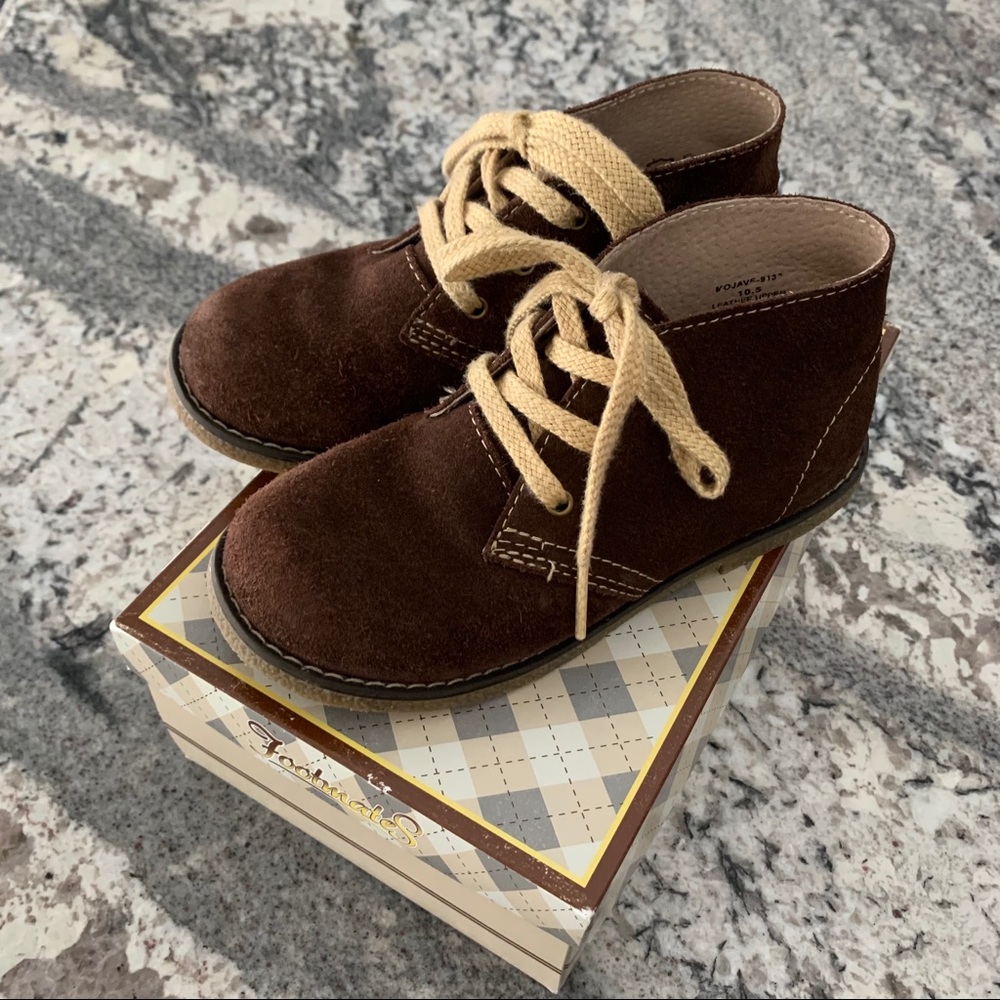 Footmates Mojave Chocolate Boots Chukka Shoes